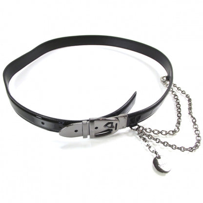 Gucci Patent Chain Belt Black 36 1 of 5