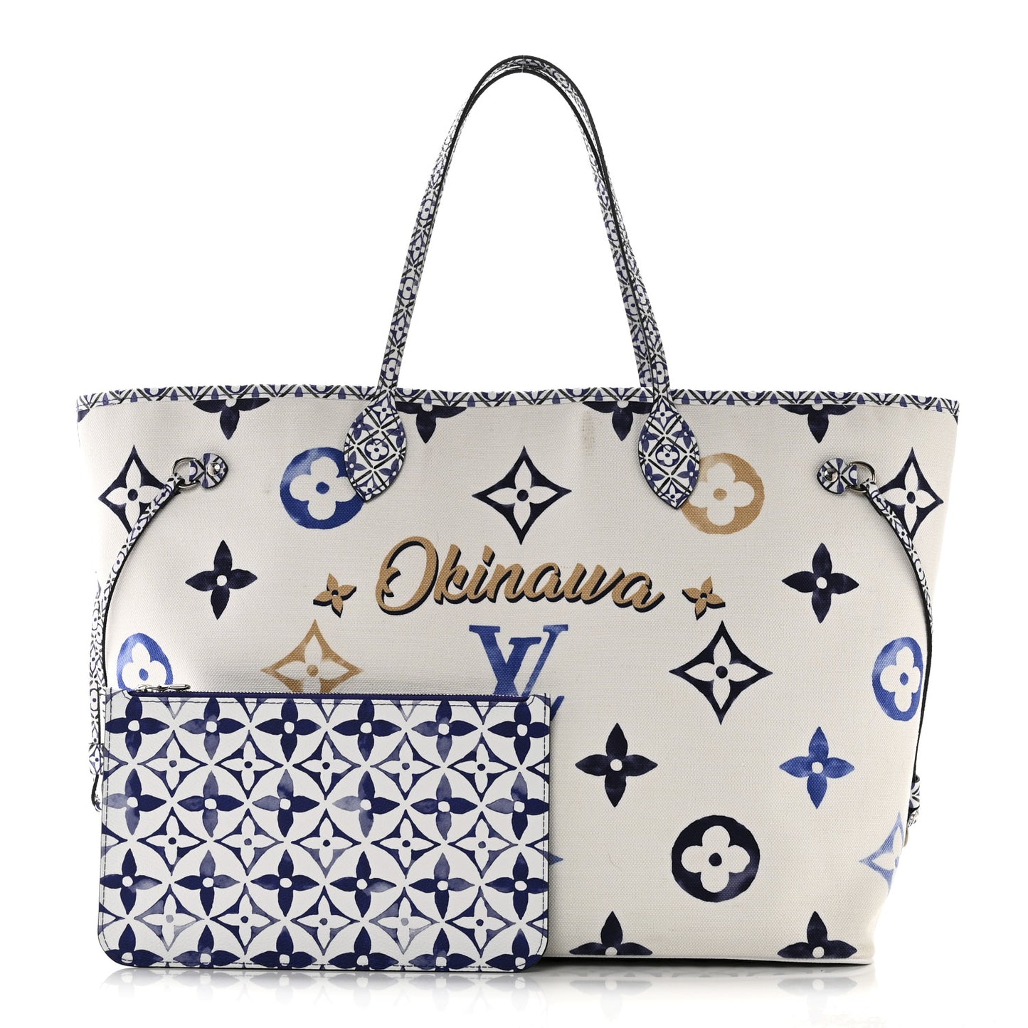 Monogram Canvas By The Pool Okinawa 2.0 Neverfull GM Blue