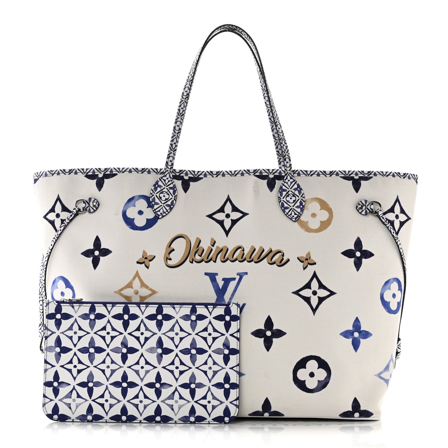 Louis Vuitton Monogram Canvas By The Pool Okinawa 2.0 Neverfull GM Blue 4 of 13