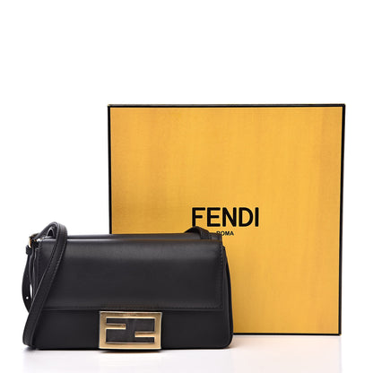 Fendi Vitello Grace Matte Duo Baguette Black 11 of 11