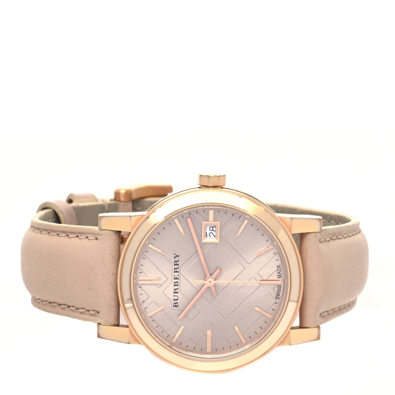 Burberry Stainless Steel Calfskin 33mm The City Quartz Watch Nude BU9109 2 of 4