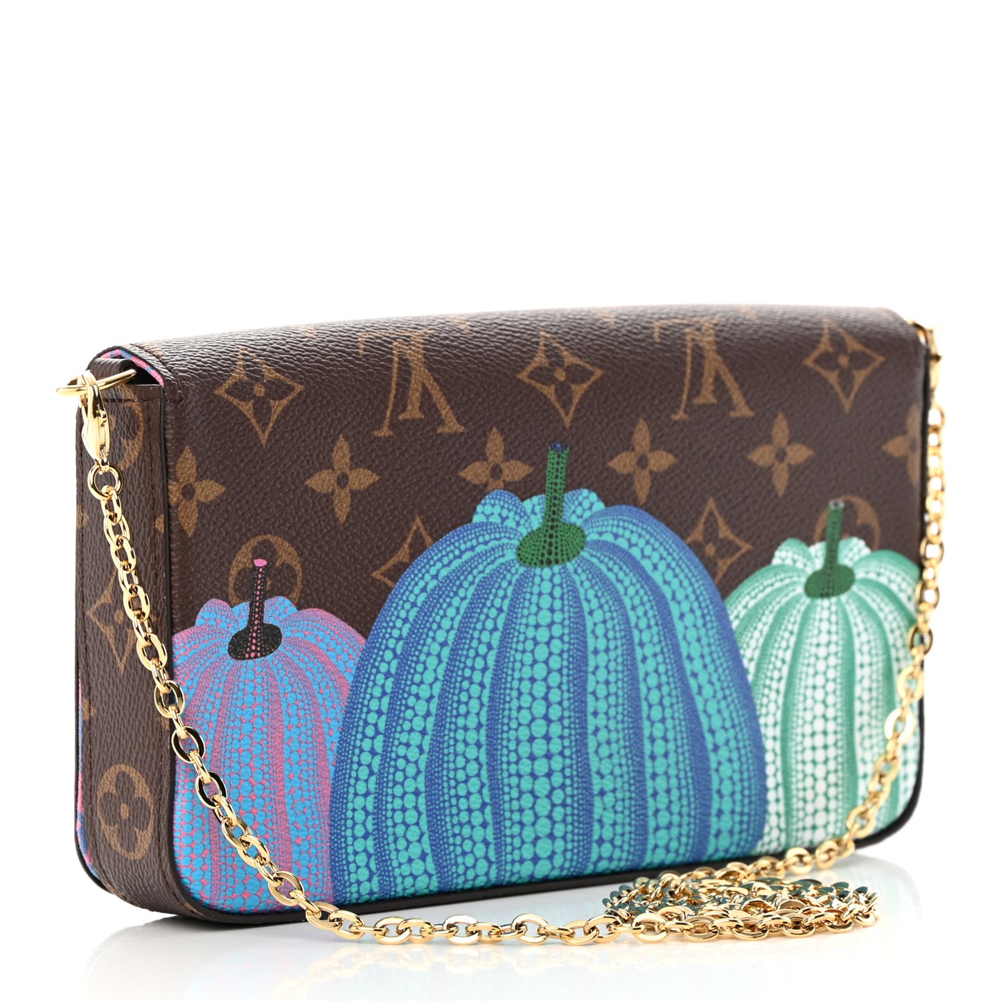 LV X YK Monogram Pumpkins Pochette Felicie