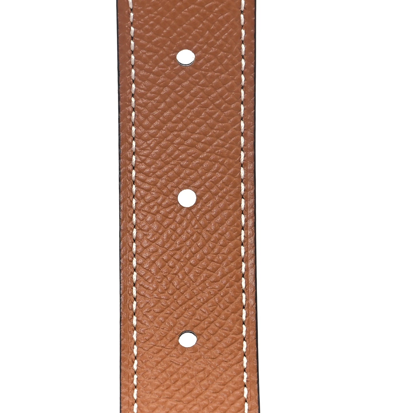 Swift Epsom Enamel 24mm Mini Constance H Belt 85 34 Black Gold