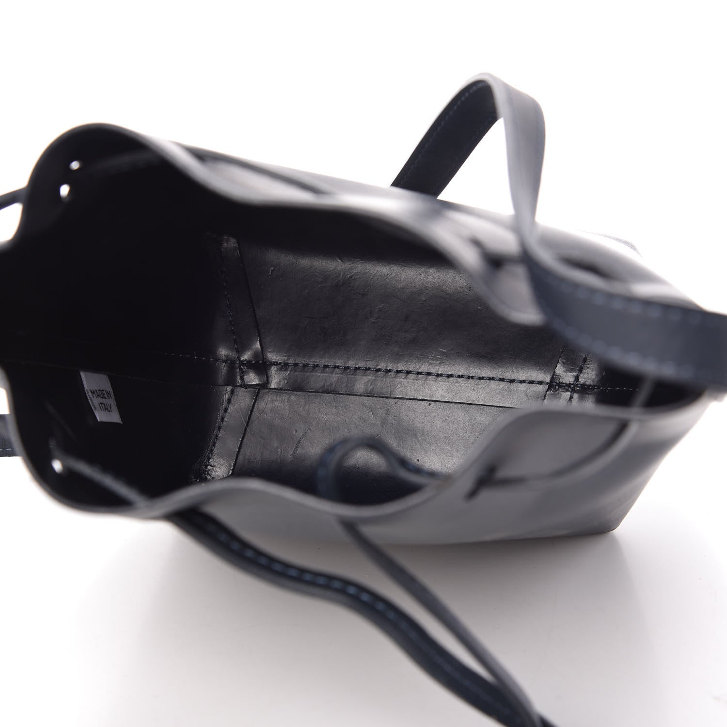 Mansur Gavriel Calfskin Mini Bucket Bag Blu 8 of 10