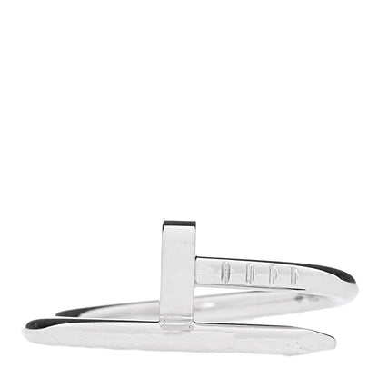Cartier 18K White Gold Small Juste Un Clou Ring 50 5.25 1 of 5
