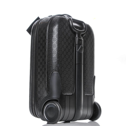 Gucci Imprime Monogram Small Interlocking G Trolley Black 3 of 14