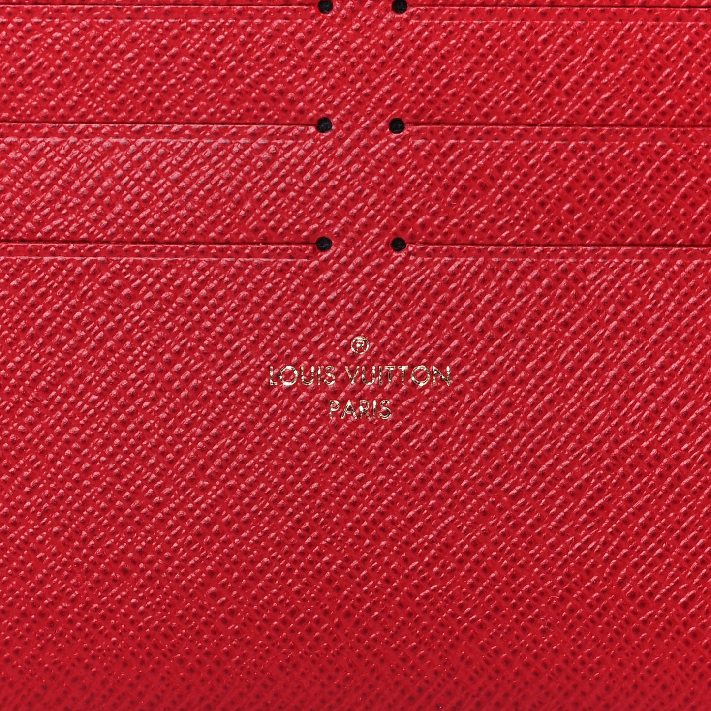 Calfskin Felicie Card Holder Insert Cherry