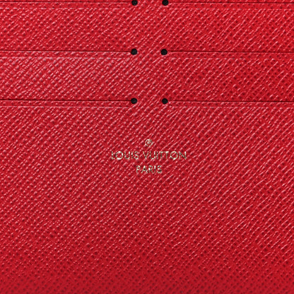 Louis Vuitton Calfskin Felicie Card Holder Insert Cherry 6 of 9