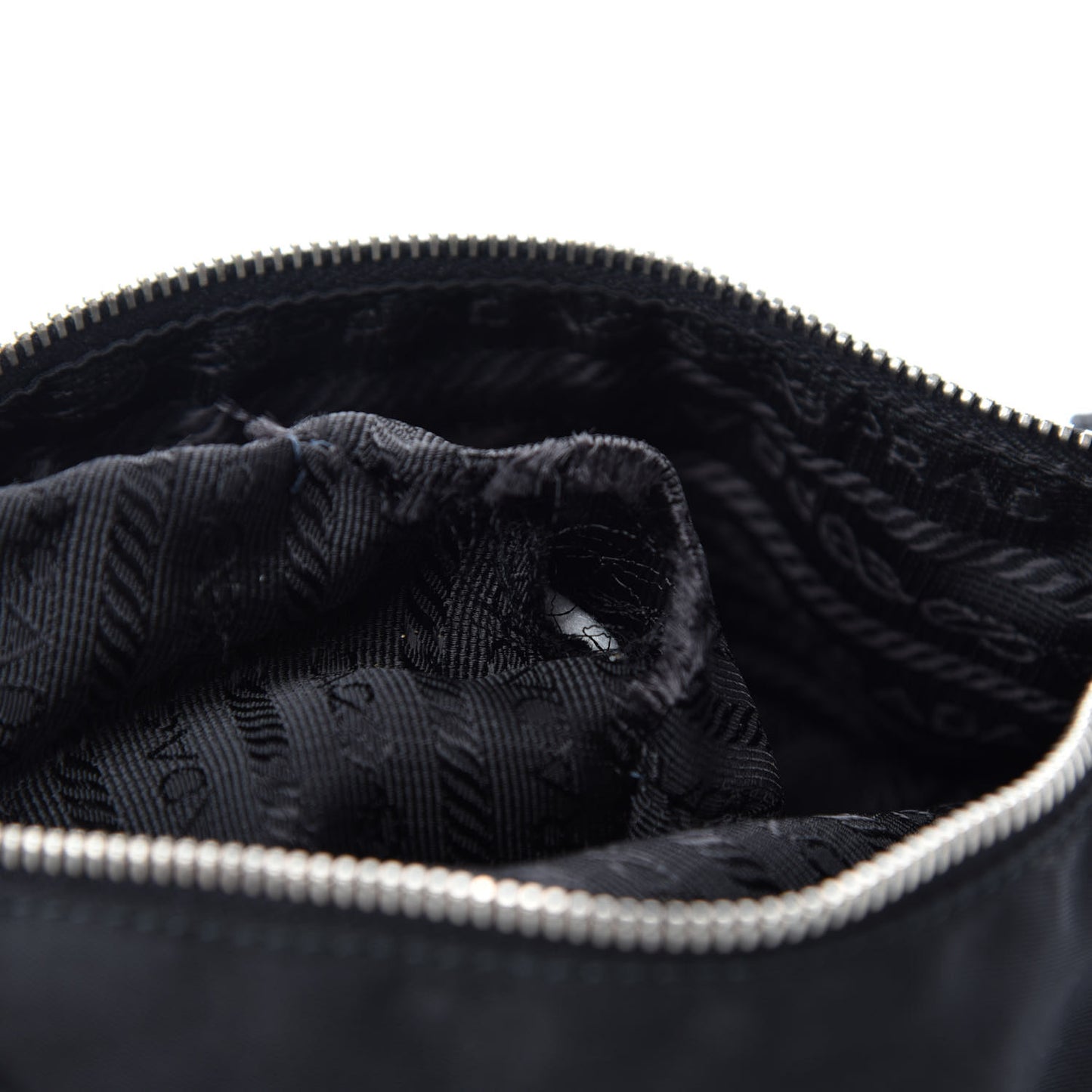 Tessuto Nylon Pochette Bag Black