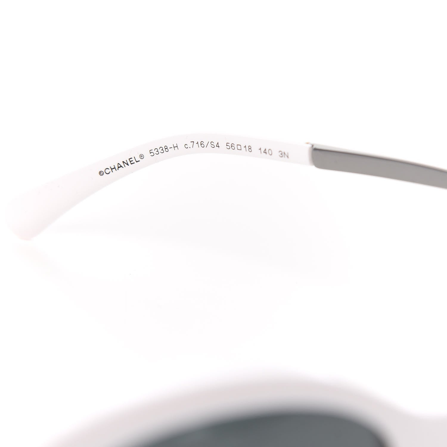 Chanel Acetate Pearl Butterfly Sunglasses 5338-H White 5 of 7