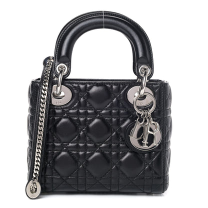 Christian Dior Lambskin Cannage Mini Lady Dior Black 1 of 4