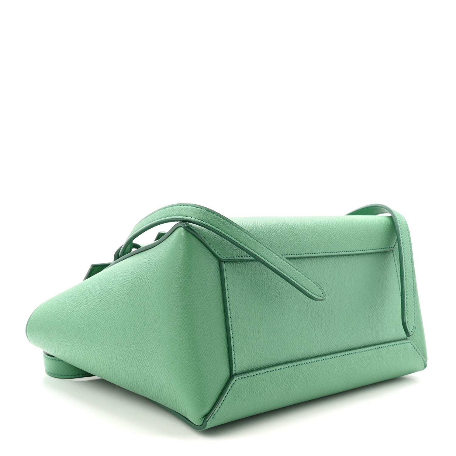 Celine Grained Calfskin Micro Belt Bag Pop Green 3 of 9