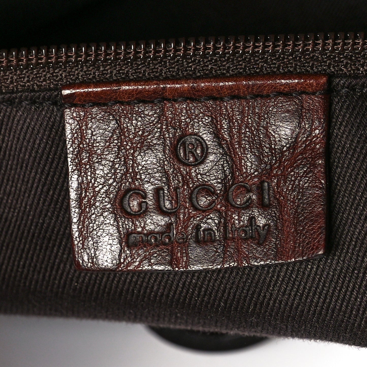 Monogram Canvas Horsebit Drawstring Hobo Brown