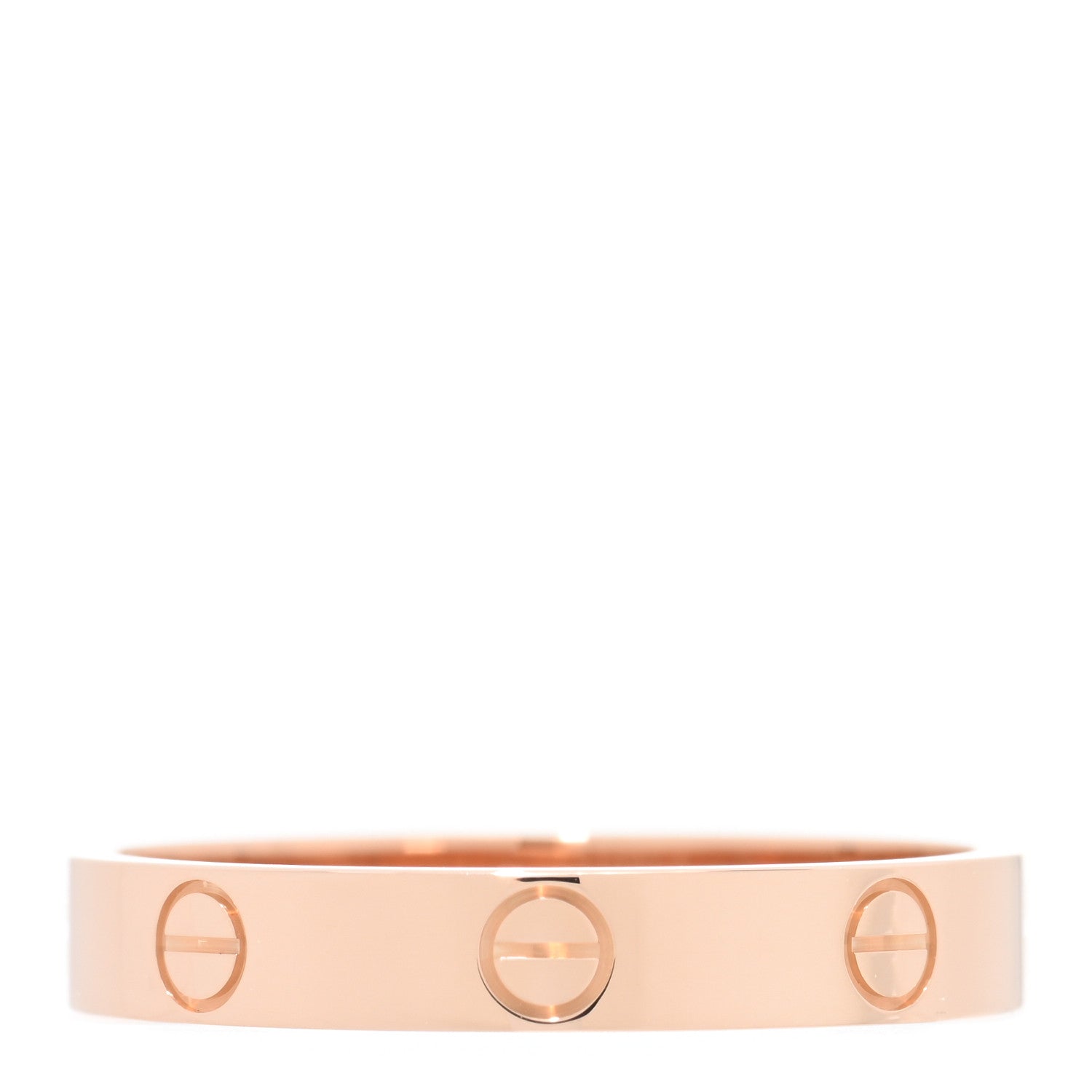Cartier 18K Pink Gold 3.5mm LOVE Wedding Band Ring 60 9.25 3 of 5