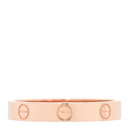 Cartier 18K Pink Gold 3.5mm LOVE Wedding Band Ring 60 9.25 3 of 5