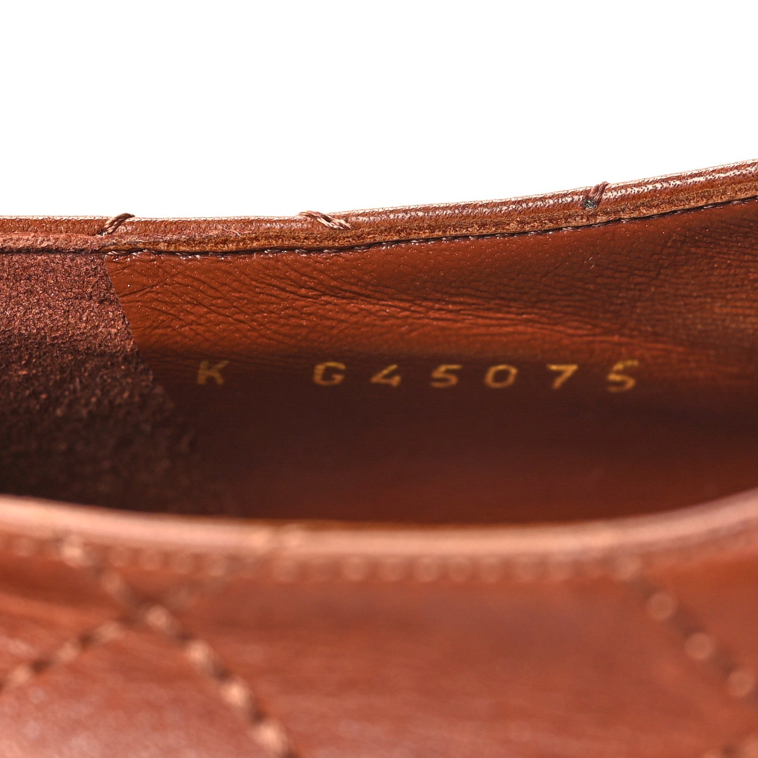 Chanel Calfskin Patent Stitched Cap Toe Lace Up Oxfords 36.5 Brown Black 6 of 11