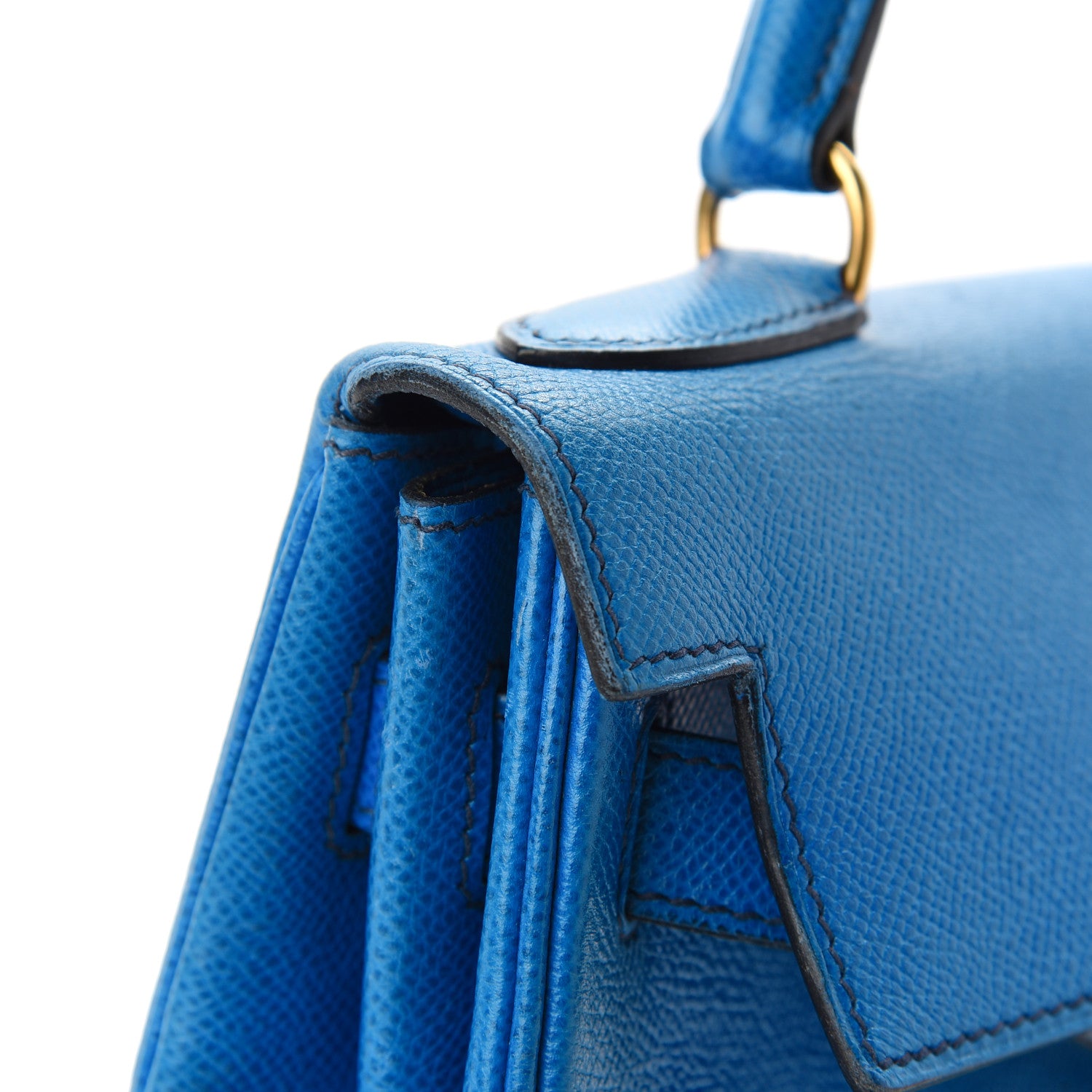 Hermes Courchevel Kelly Retourne 32 Bleu France 14 of 18