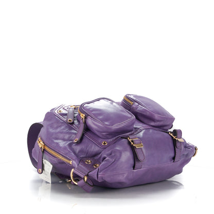 Gucci Calfskin Medium Darwin Convertible Backpack Purple 5 of 9