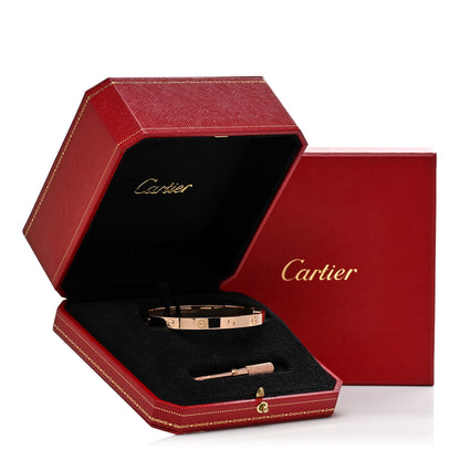 Cartier 18K Pink Gold LOVE Bracelet 19 7 of 7