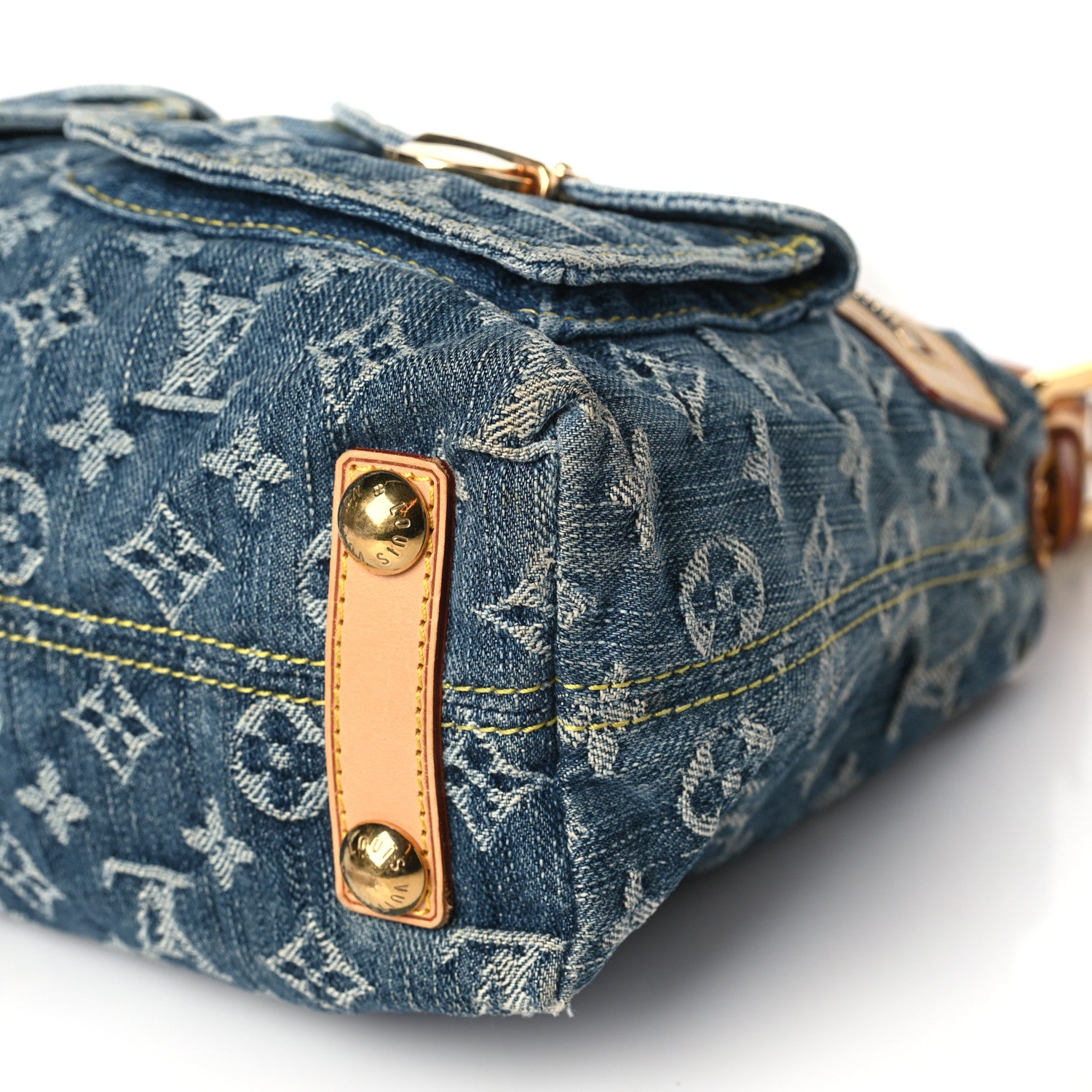 Louis Vuitton Monogram Denim Baggy PM Blue 9 of 10