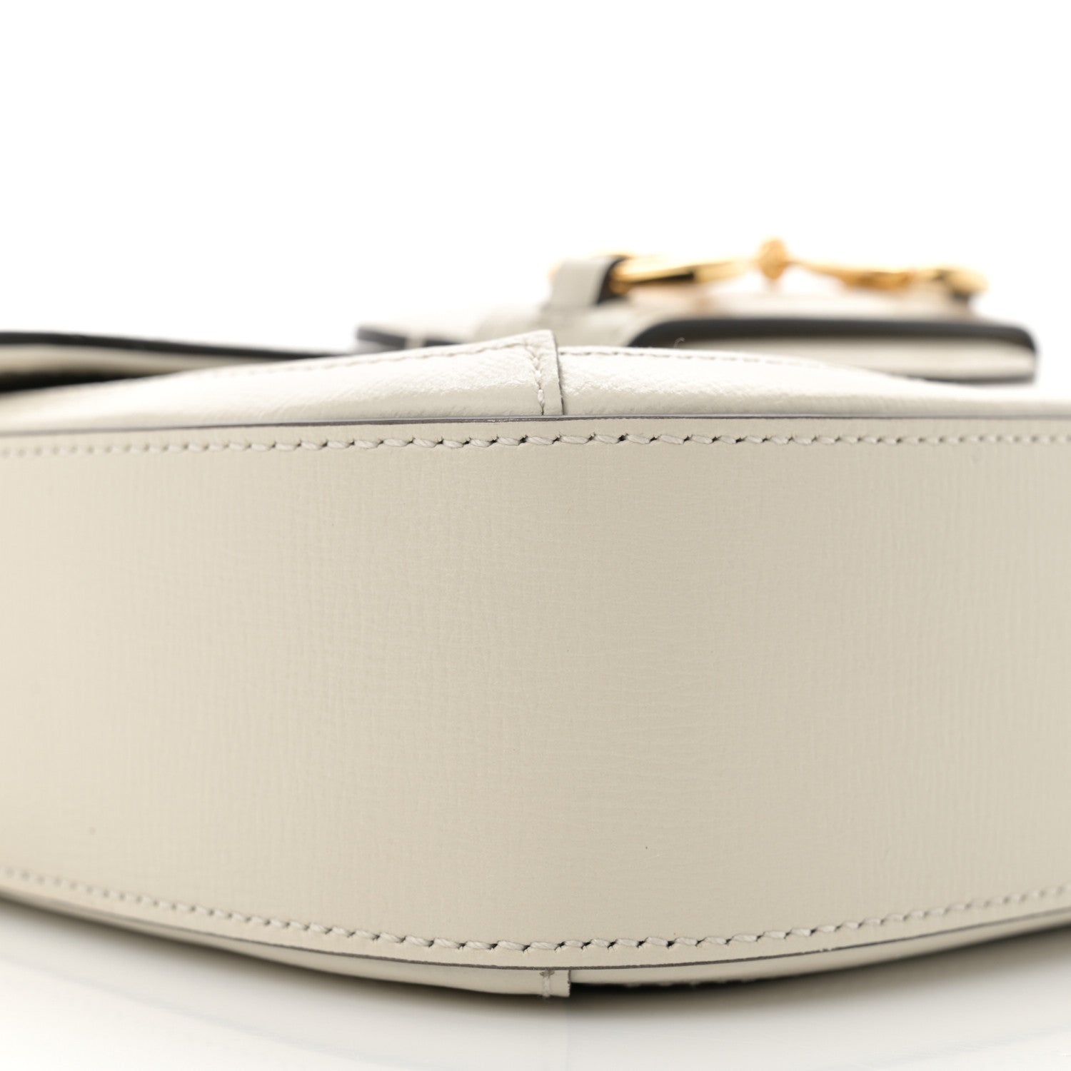 Gucci GG Supreme Monogram Web Mini Horsebit 1955 Shoulder Bag Beige Mystic White 9 of 12