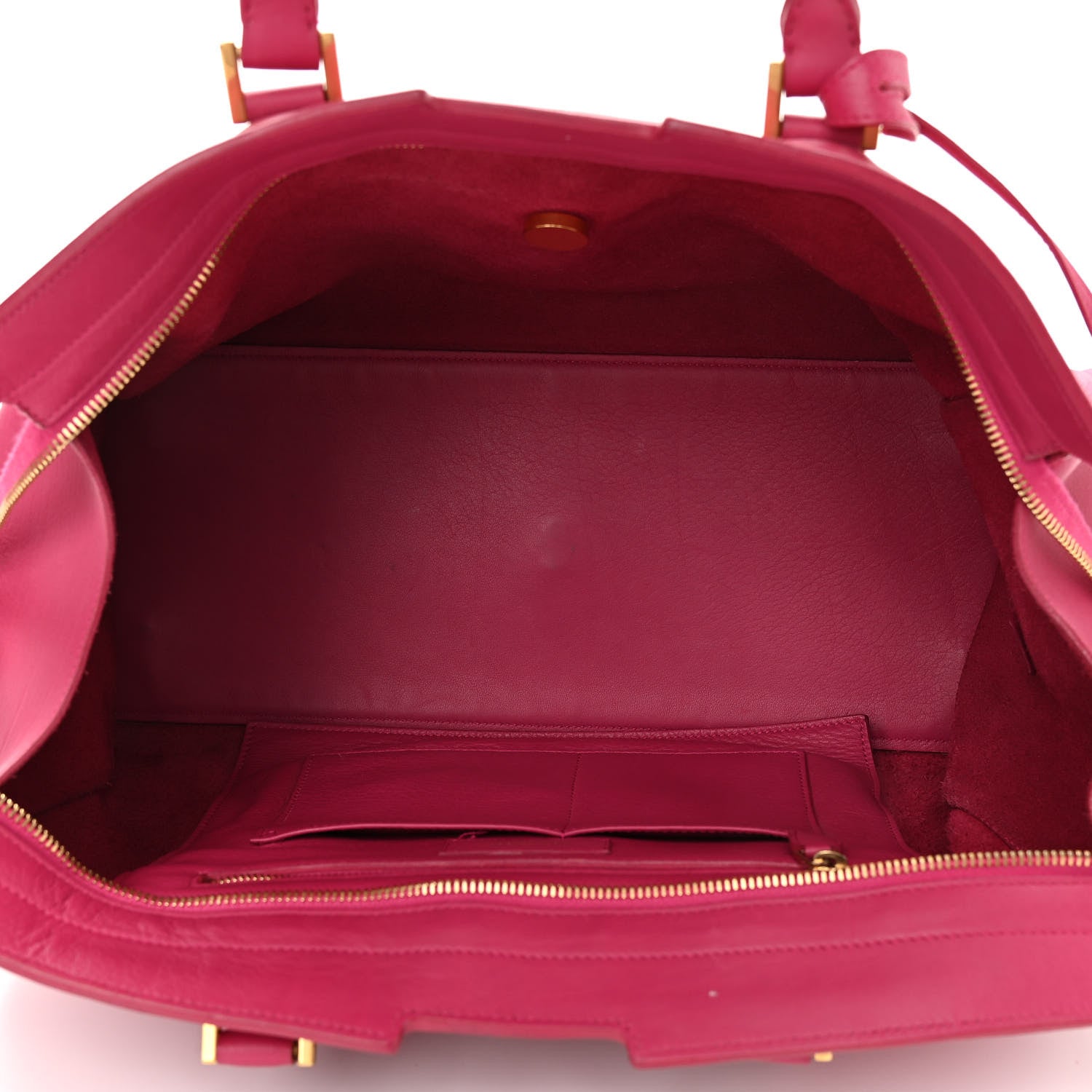 Saint Laurent Calfskin Medium Classic Y Cabas Fuchsia 5 of 21