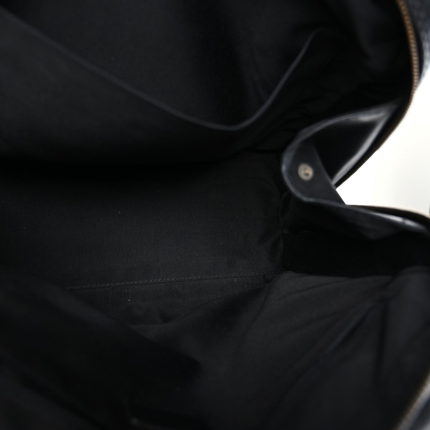 Calfskin Wild Stitch Vertical Top Handle Bag Black