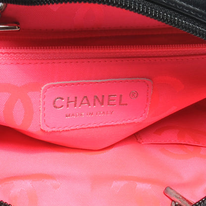 Chanel Calfskin Quilted Large Cambon Multipocket Reporter Black White 6 of 7