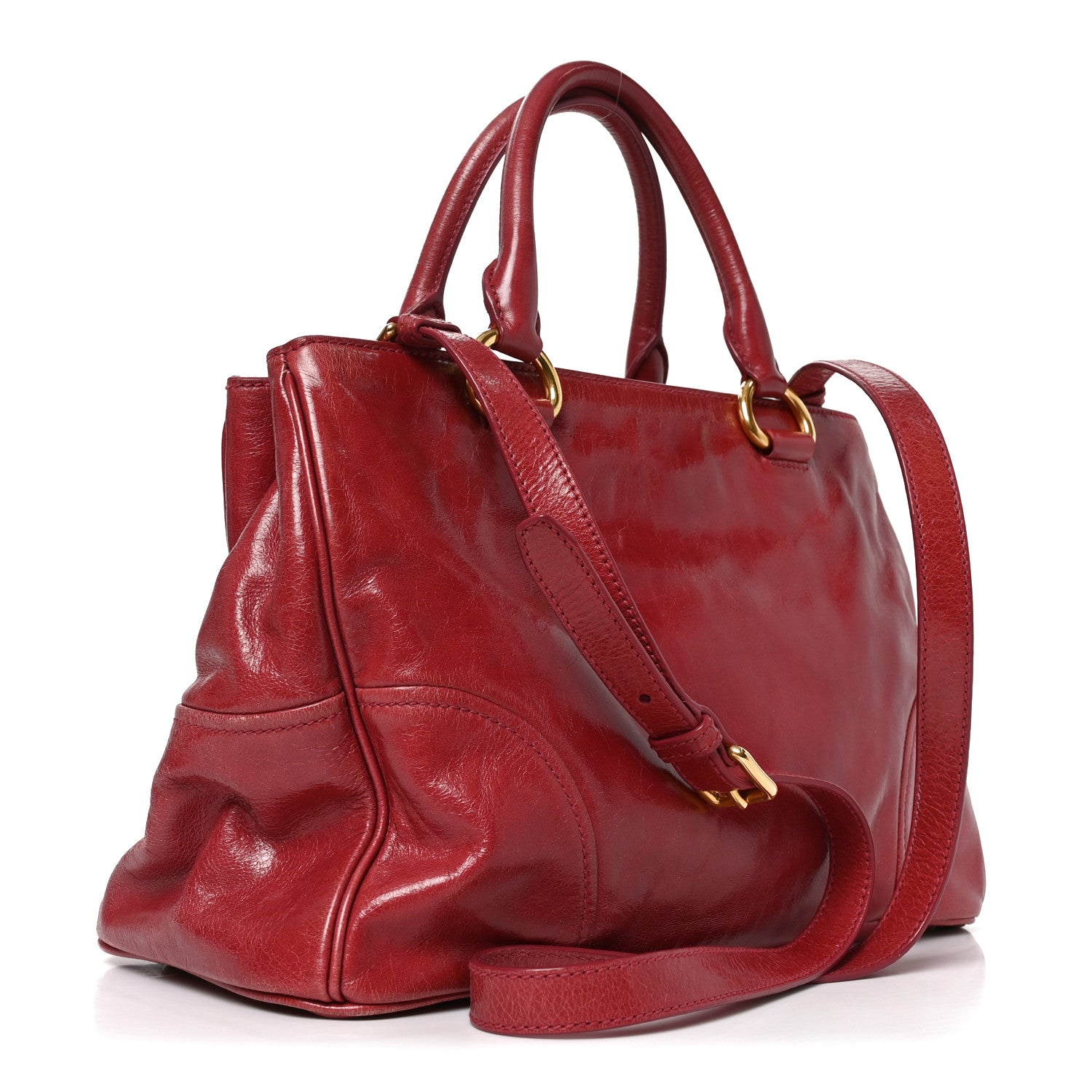 Miu Miu Vitello Shine Top Handle Satchel Pink 1910590 – FASHIONPHILE