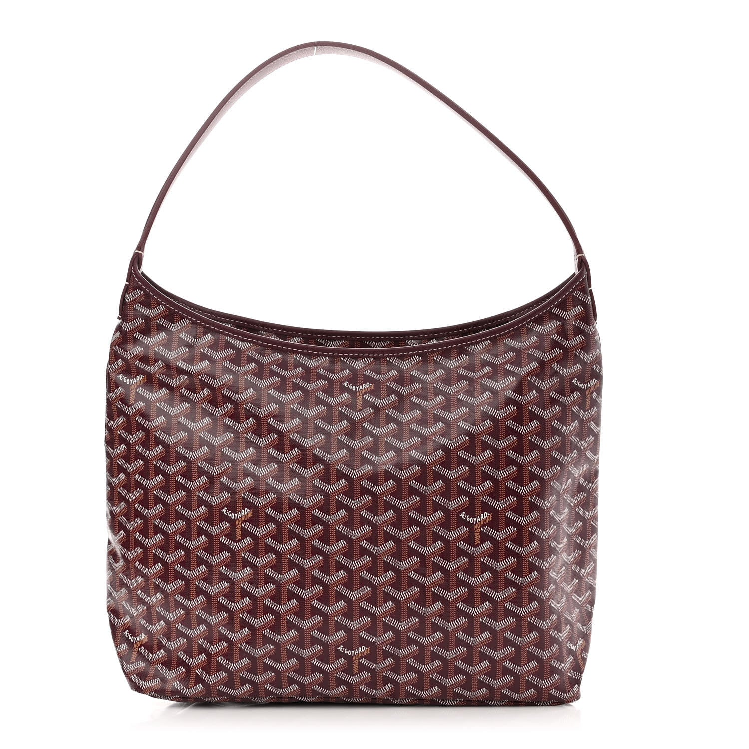 Goyard Goyardine Boheme Hobo Burgundy 3 of 10
