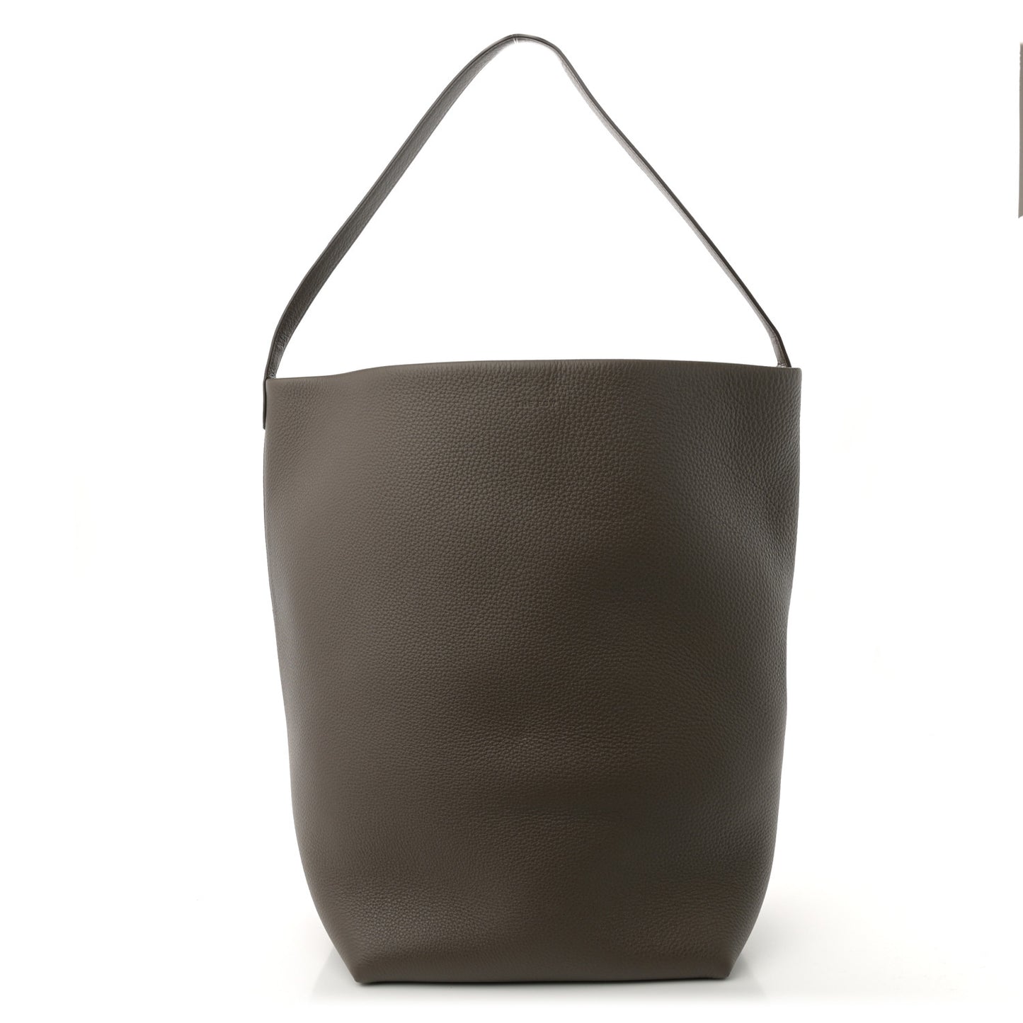 Grained Calfskin Large N/S Park Tote French Grey