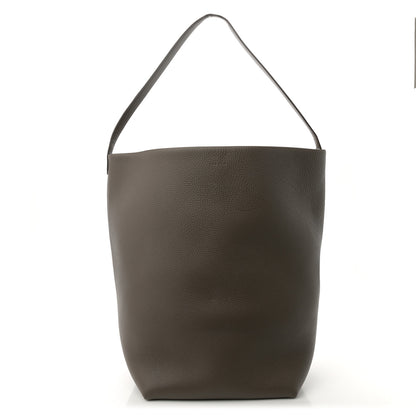The Row Grained Calfskin Large N/S Park Tote French Grey 1 of 11