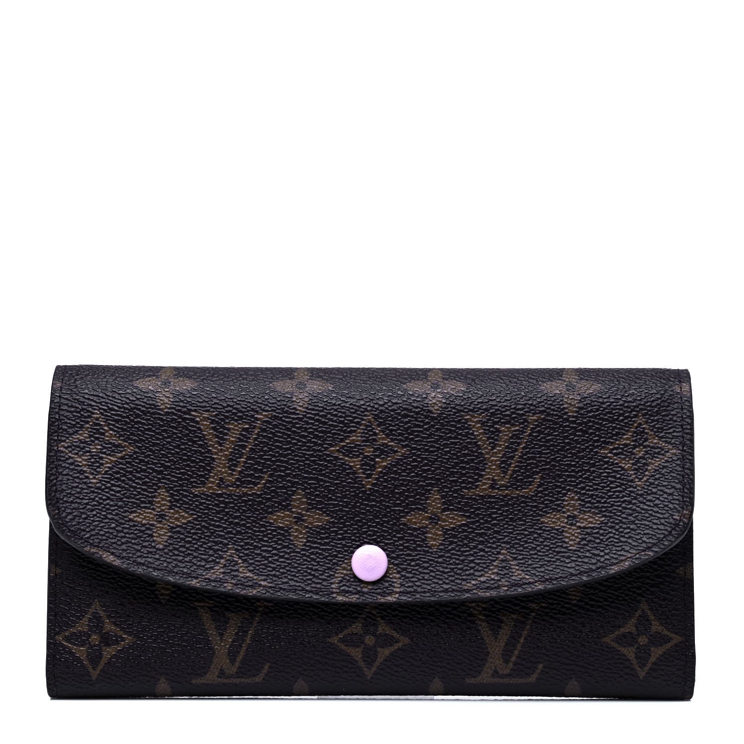Louis Vuitton Monogram Emilie Wallet Rose Ballerine 1 of 5