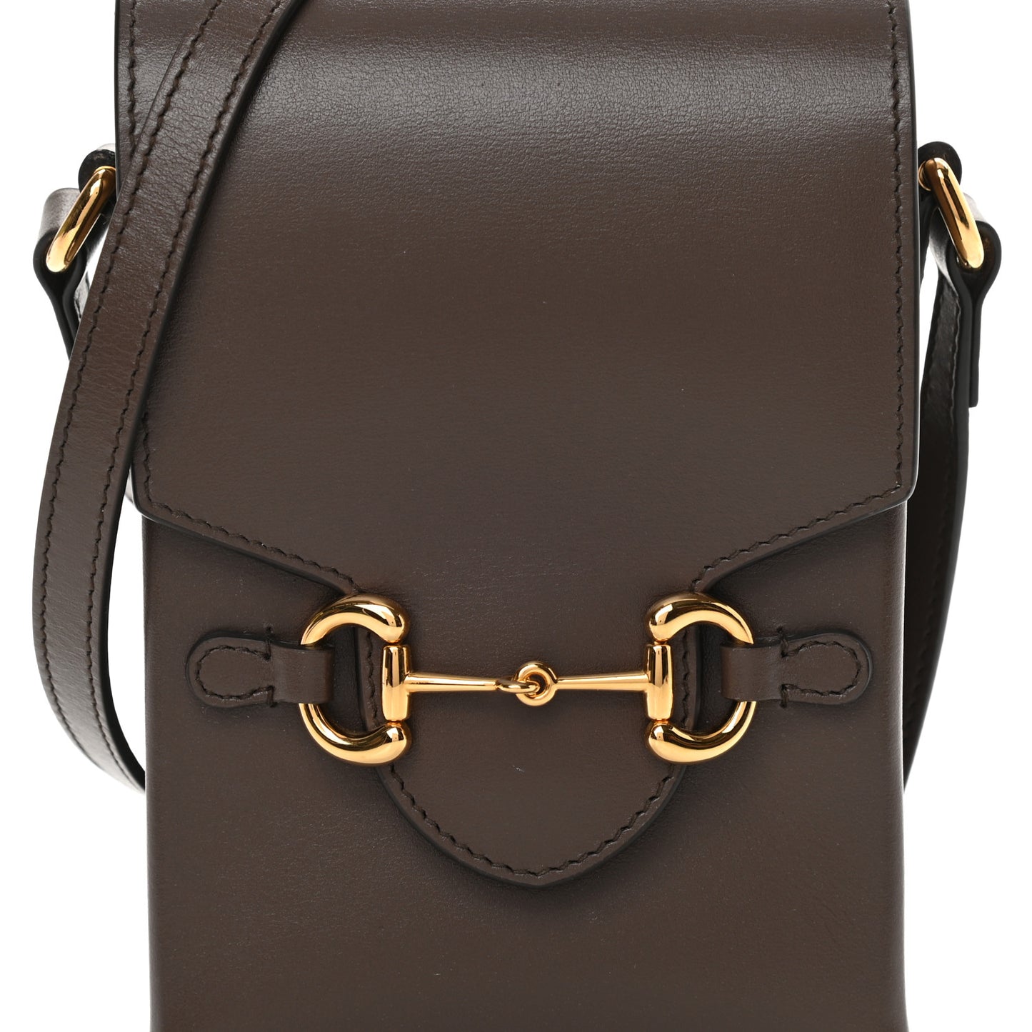 Boarded Plutone Calfskin Mini Horsebit 1955 Crossbody Bag New Acero