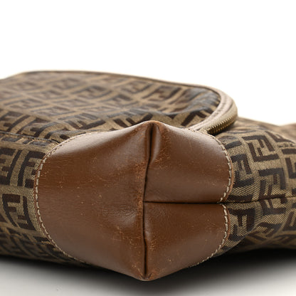 Fendi Zucchino Cuoio Chef Tote Mogano Panna Fango 6 of 13