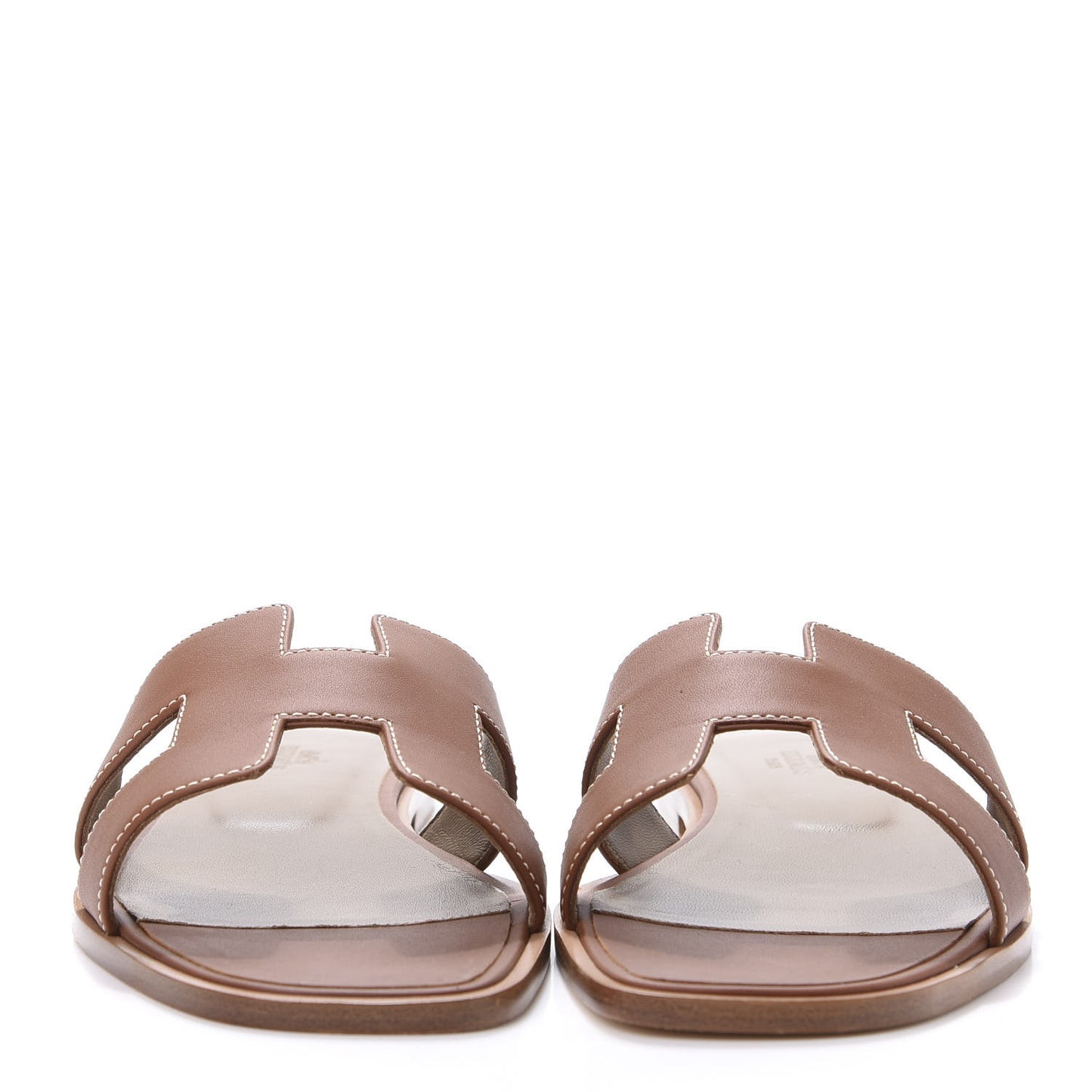 Box Calfskin Oran Sandals 39 Gold