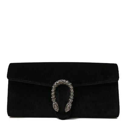 Gucci Velvet Dionysus Clutch Black 1 of 9