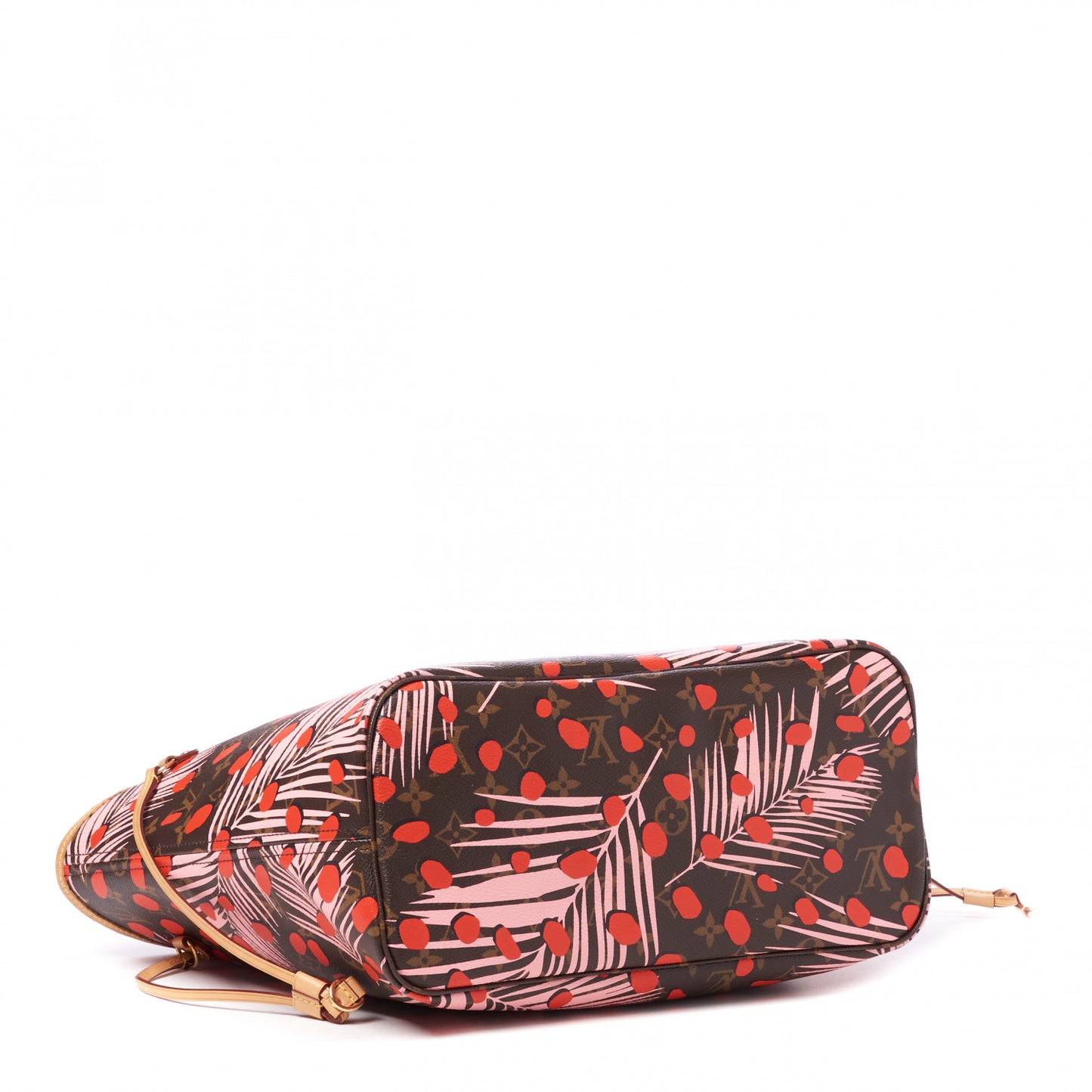 Monogram Jungle Dots Neo Neverfull MM Sugar Pink Poppy