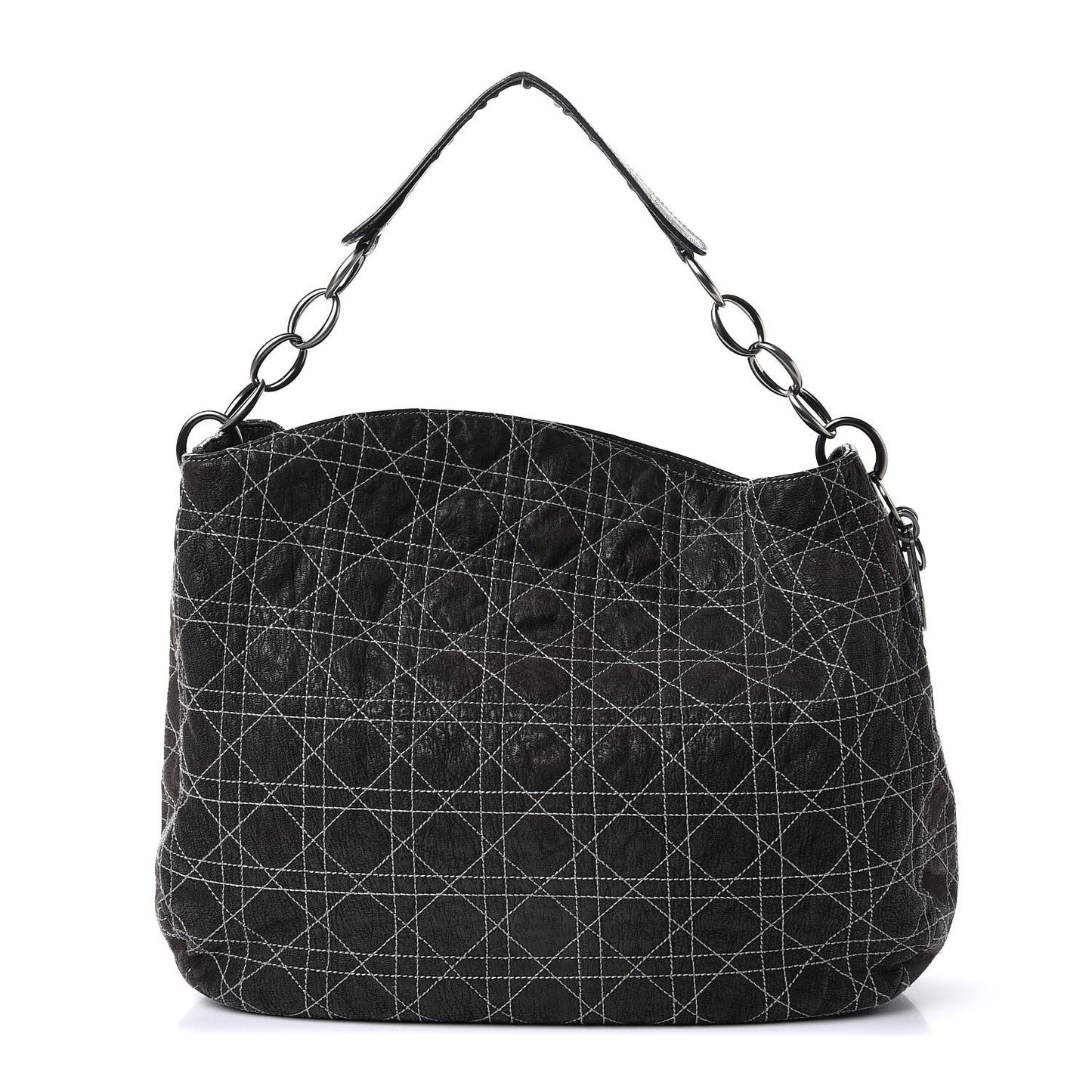 Goatskin Cannage Medium Lady Dior Hobo