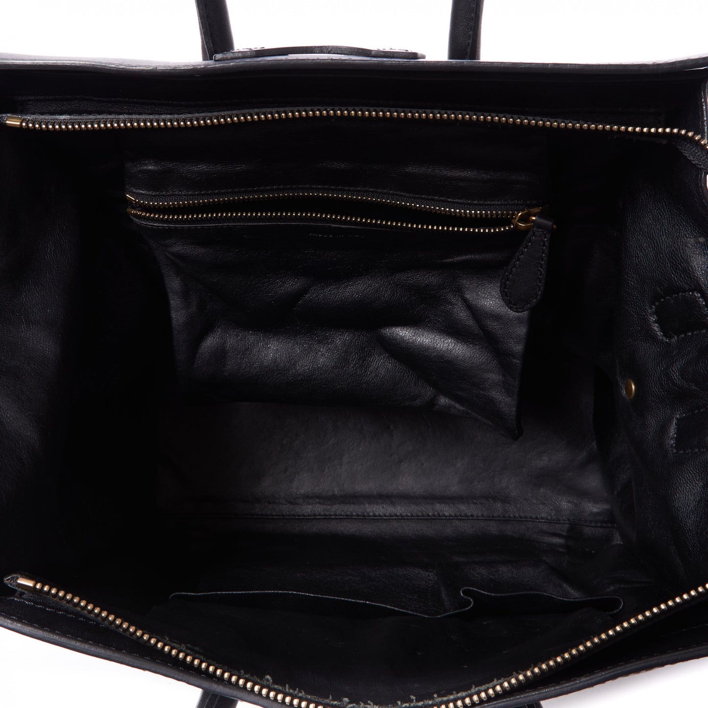 Smooth Calfskin Tweed Tartan Mini Luggage Midnight