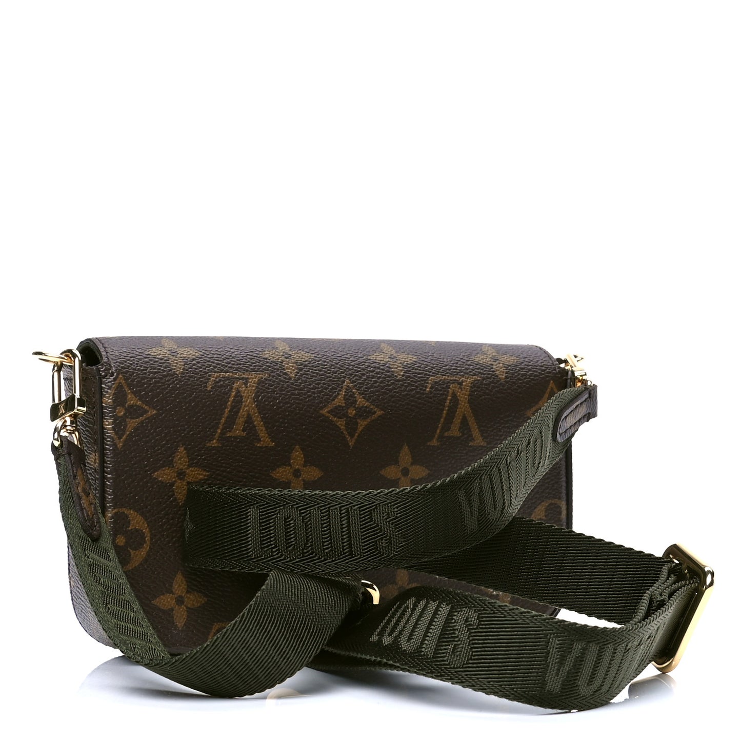 Monogram Felicie Strap & Go Kaki