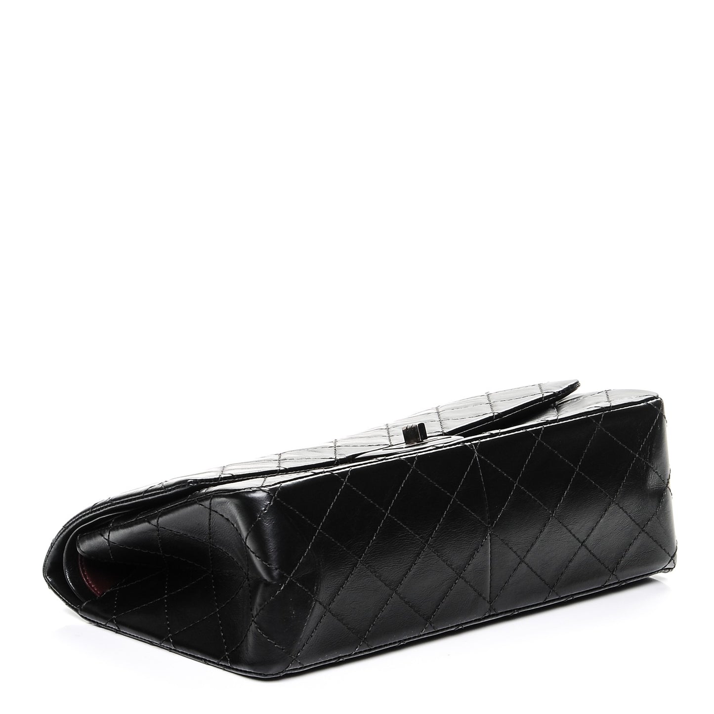 Aged Calfskin Quilted 2.55 Reissue 226 Flap Black