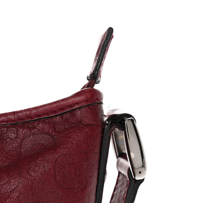 Gucci Calfskin Horsebit Embossed Abbey Messenger Red 16 of 16