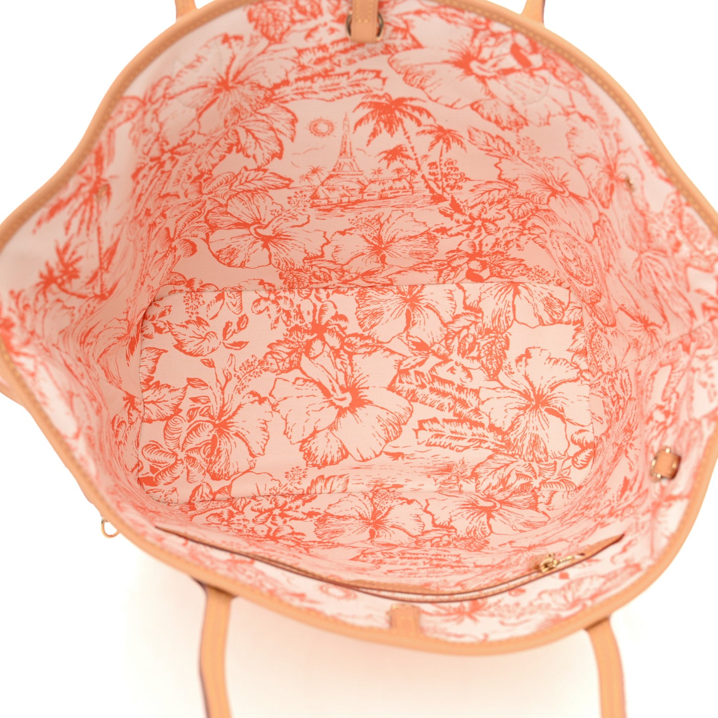 Monogram Giant By The Pool 2.0 Neverfull MM Coral
