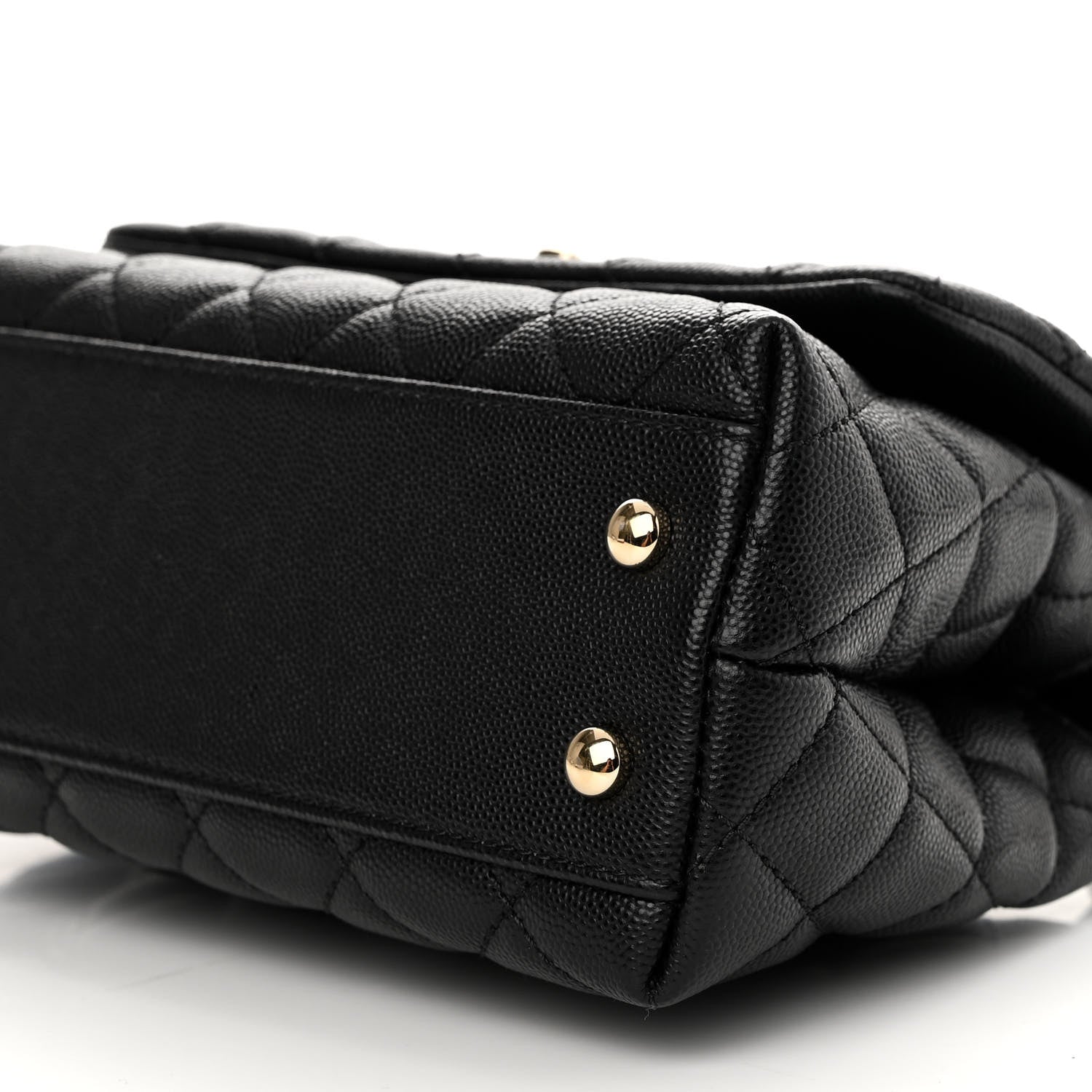 Chanel Caviar Quilted Mini Coco Handle Flap Black 10 of 12