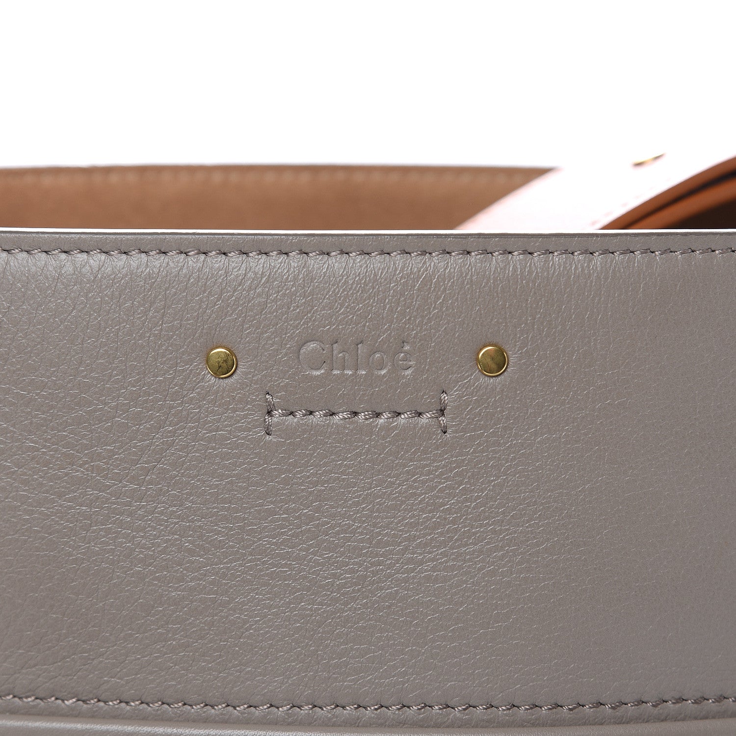 Chloe Smooth Calfskin Small Roy Bucket Bag Motty Grey 10 of 12