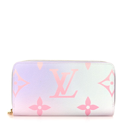 Louis Vuitton Monogram Giant Spring In The City Zippy Wallet Sunrise Pastel 1 of 8