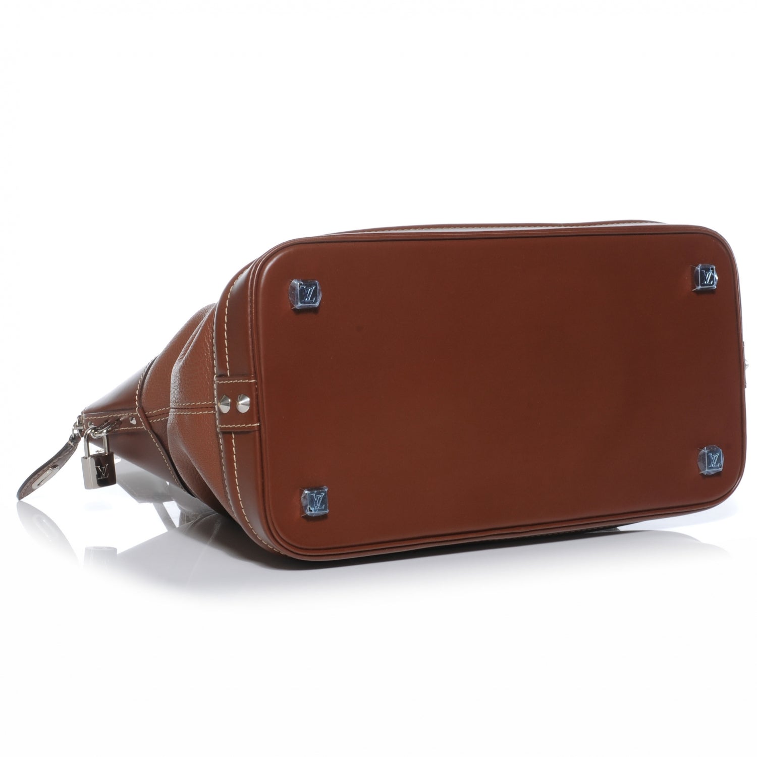 Louis Vuitton Suhali Lockit MM Sienne 4 of 11