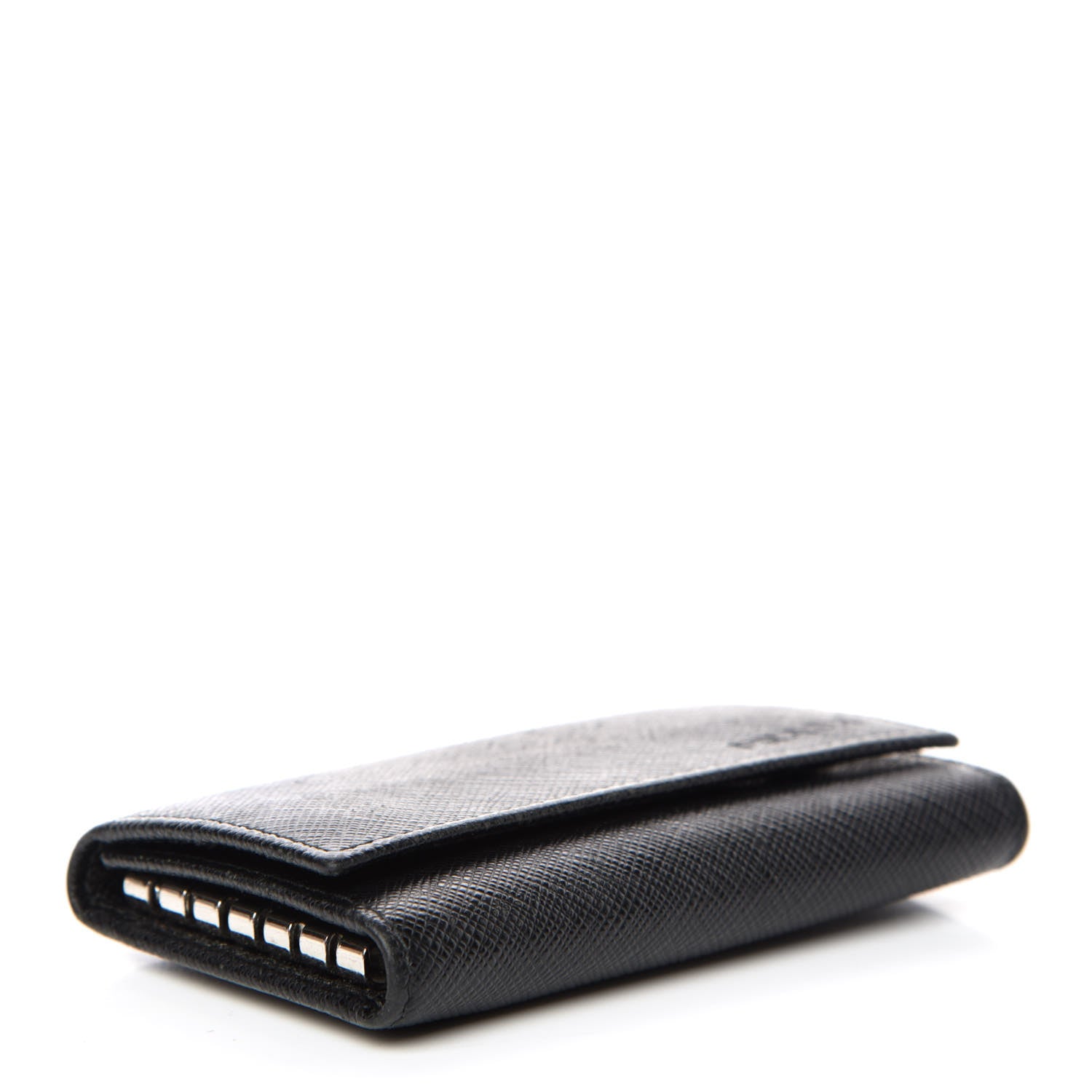 Prada Saffiano 6 Key Holder Black 4 of 10