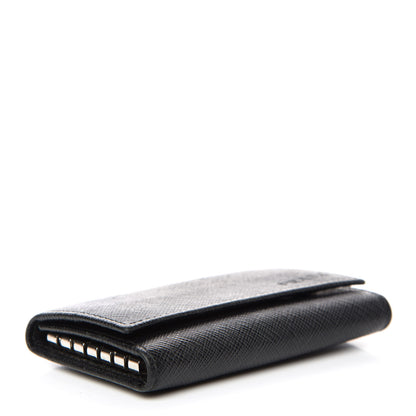 Prada Saffiano 6 Key Holder Black 4 of 10